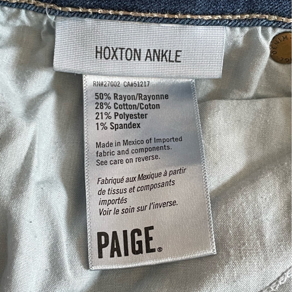 PAIGE Hoxton Ankle Jeans - 29 - Picture 6 of 7